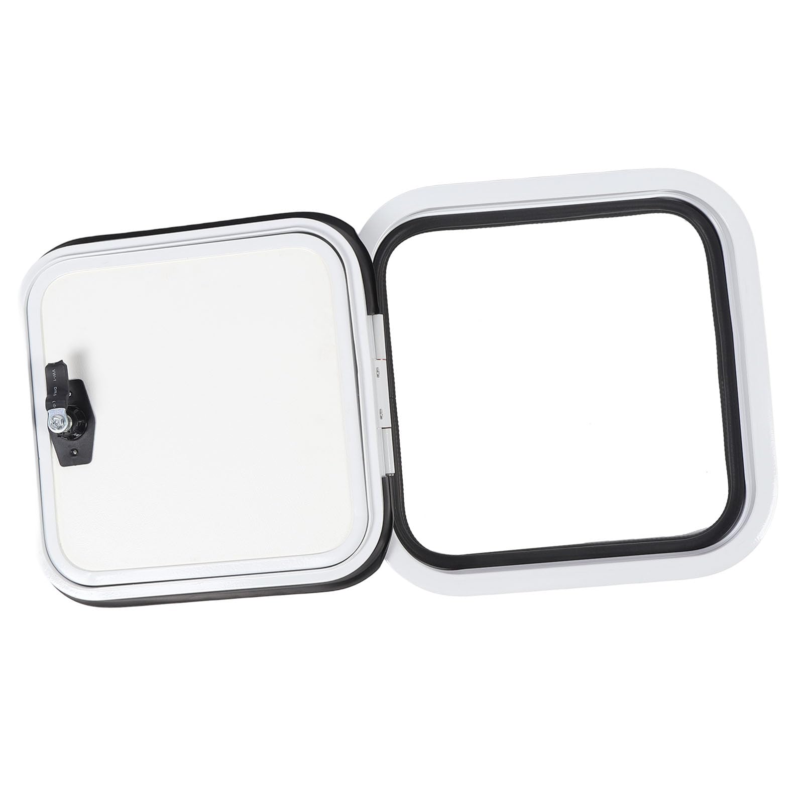 Aramox Porte d'accès pour Camping-car, Cadre en Alliage d'aluminium Robuste 14X14 Pouces avec Verrouillage sécurisé pour Camping-cars et Remorques de Voyage