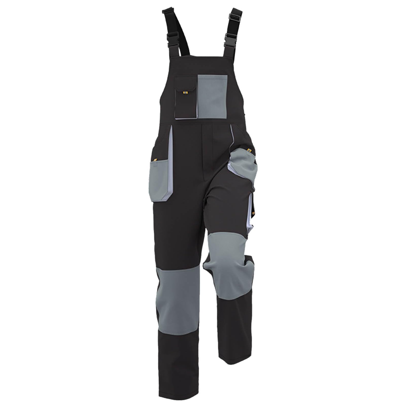 Mono de trabajo para hombre, pantalones largos, ligero y aireado, traje de hombre de basura con bolsillos multifuncionales, ropa de trabajo para artesanos, albañiles, carpinteros
