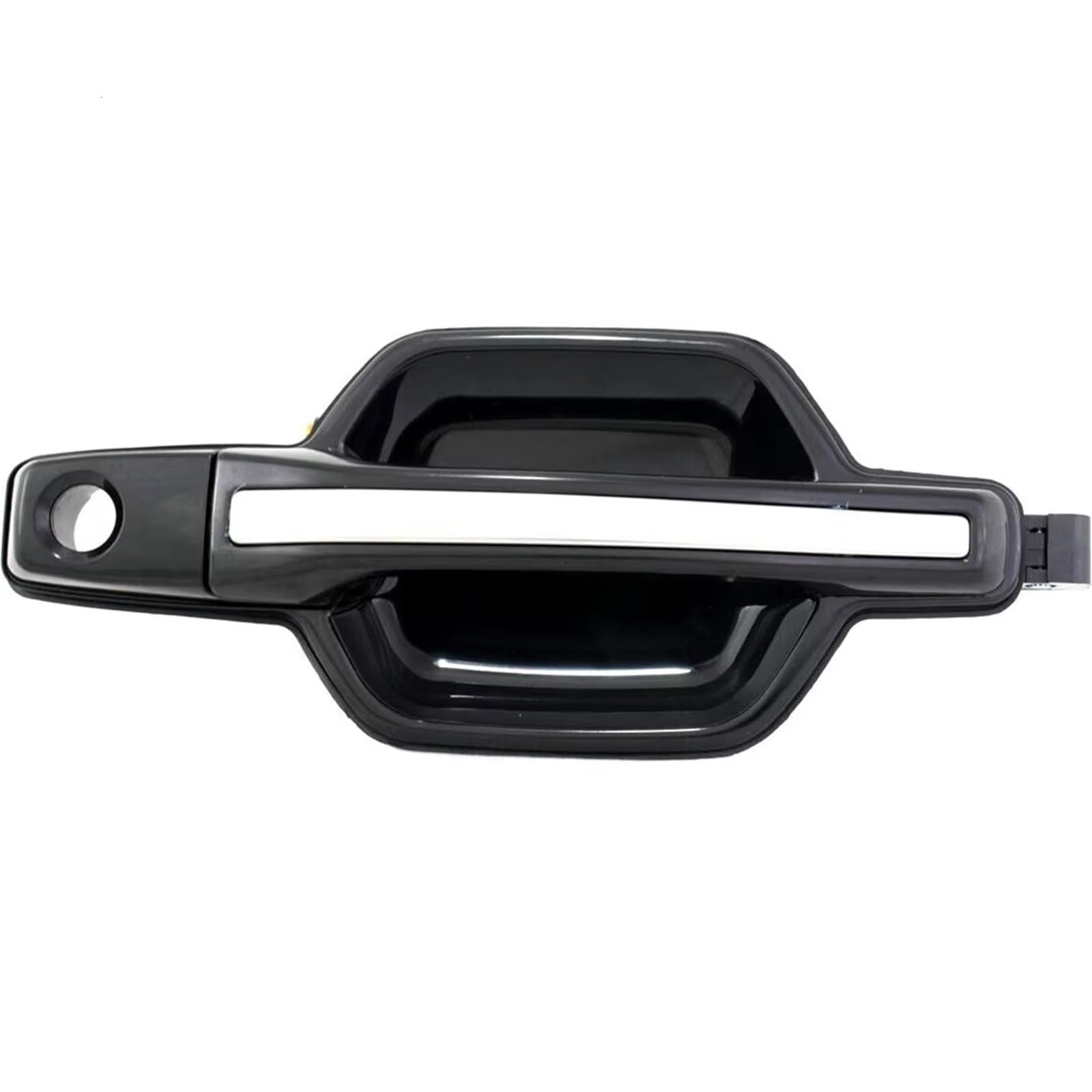 DZWDY Exterior Door Handles Compatible with Mitsubishi for Montero 2001 2002 2003 2004 2005 2006 Half Chrome Black Exterior Outside Door Handle OEM: MR970425
