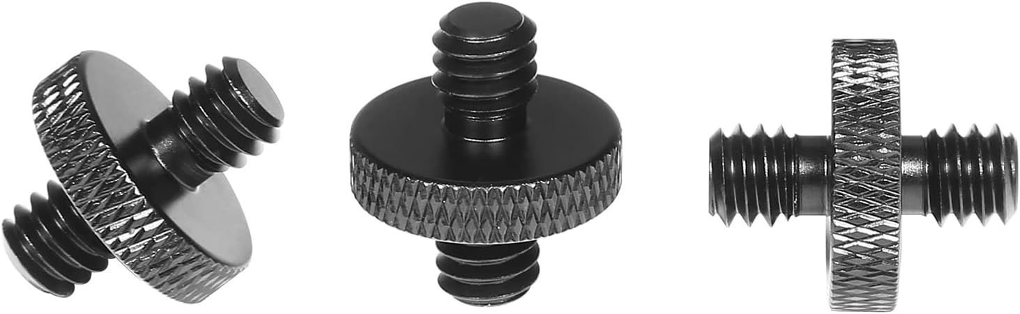 6 Pack 1/4" Male to 1/4" Male Camera Mount Screw Tripod Mount - Precision Made - Image 3