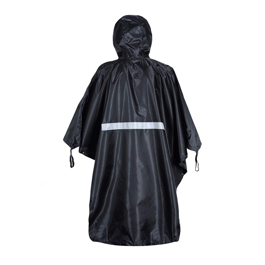 Poncho De Pluie Imperméable Multifonctionnel 3 En 1, Poncho Pluie Avec Poche Poitrine Pour Camping, Randonnée, Pêche (Vert) Vert - Prêt-à-Porter