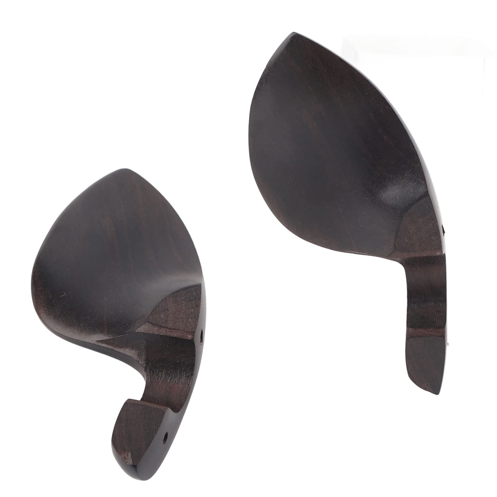 Mentonnière Violon, Mentonnière en Bois Ebène avec Pince pour Accessoire Instrument de Musique Violon 4/4