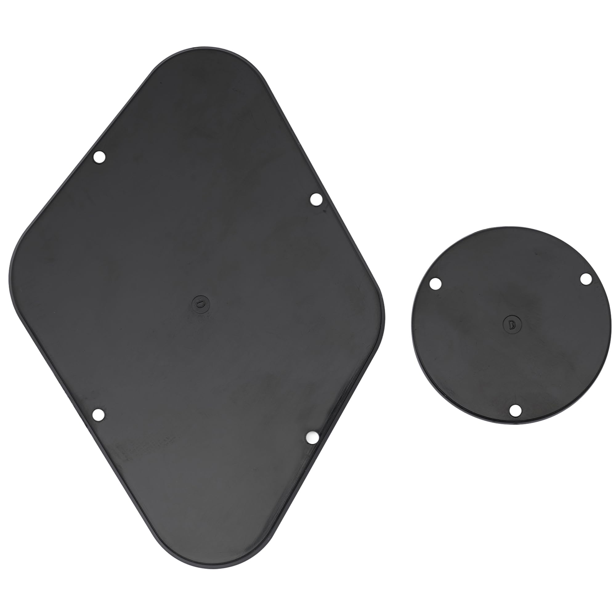 Musiclily Pro LP Control BackPlate and Switch Plate Cavity Cover for China Made Epiphone Les Paul Standard,1Ply Black - Image 3
