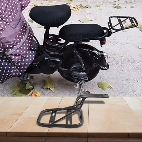 Helilyco Heckträger Kofferraumhalterung für Elektrofahrrad, Stahl Fahrrad Heckträger Halterung für die meisten E-Bikes, Schwarz, 24,5 x 18,5 x 16,5 cm
