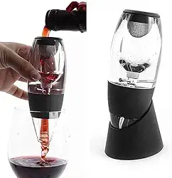 Aerador Decantador Magic Luxo Vinho Torre Suporte Decanter