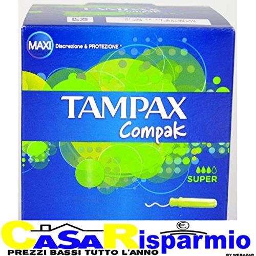 TAMPAX Compak 16 uds. Super absorbentes interiores