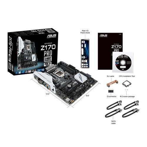 ASUS Z170-PRO ATX DDR4 NA Motherboards Z170-PRO