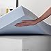 LUCID 4 Inch Gel Memory Foam Mattress Topper-Ventilated Design-Ultra Plush-Twin XL
