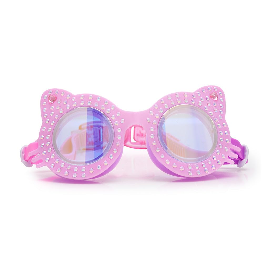 Bling2o Schwimmbrille für Kinder Kitten – Rosa – 8 Jahre+, 100 % Silikon, UV-Schutz & Anti-Beschlag-Beschichtung, ohne Latex, verstellbarer Riemen