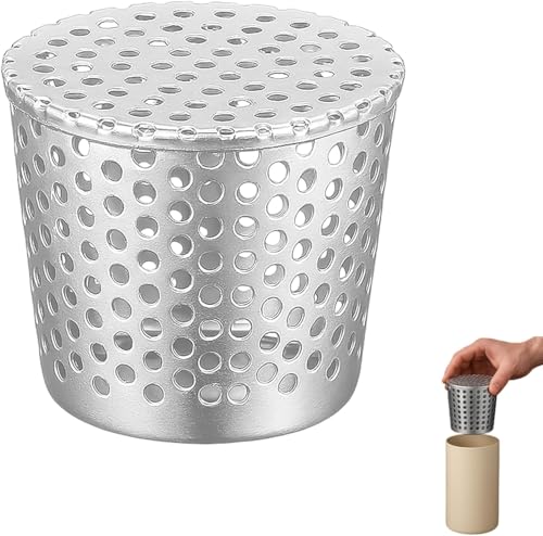 Dachrinnen Laubschutz aus 304 Edelstahl, Laubschutz Dachrinne und Regenrinne Gartenhaus Schutz, Universeller Regenrinne Blätterfänger für 90-110 mm Fallrohre (1-Stück, Silber)