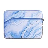 Cosmos Neoprene Protective Laptop Notebook Sleeve Case Bag for Old MacBook Pro 13'' / MacBook Air 13''/ Old MacBook Pro Retina Display 13'' (White Blue Marble Pattern)