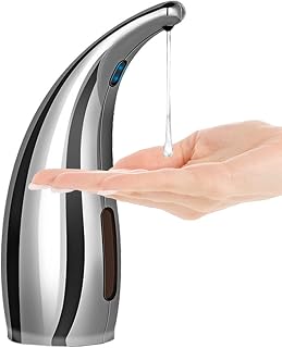 Soap Dispenser, Automatic Soap Dispenser Touchless Bath Kitchen Countertop Soap Dispenser with Infrared Motion Sensor, IPX6 Waterproof.