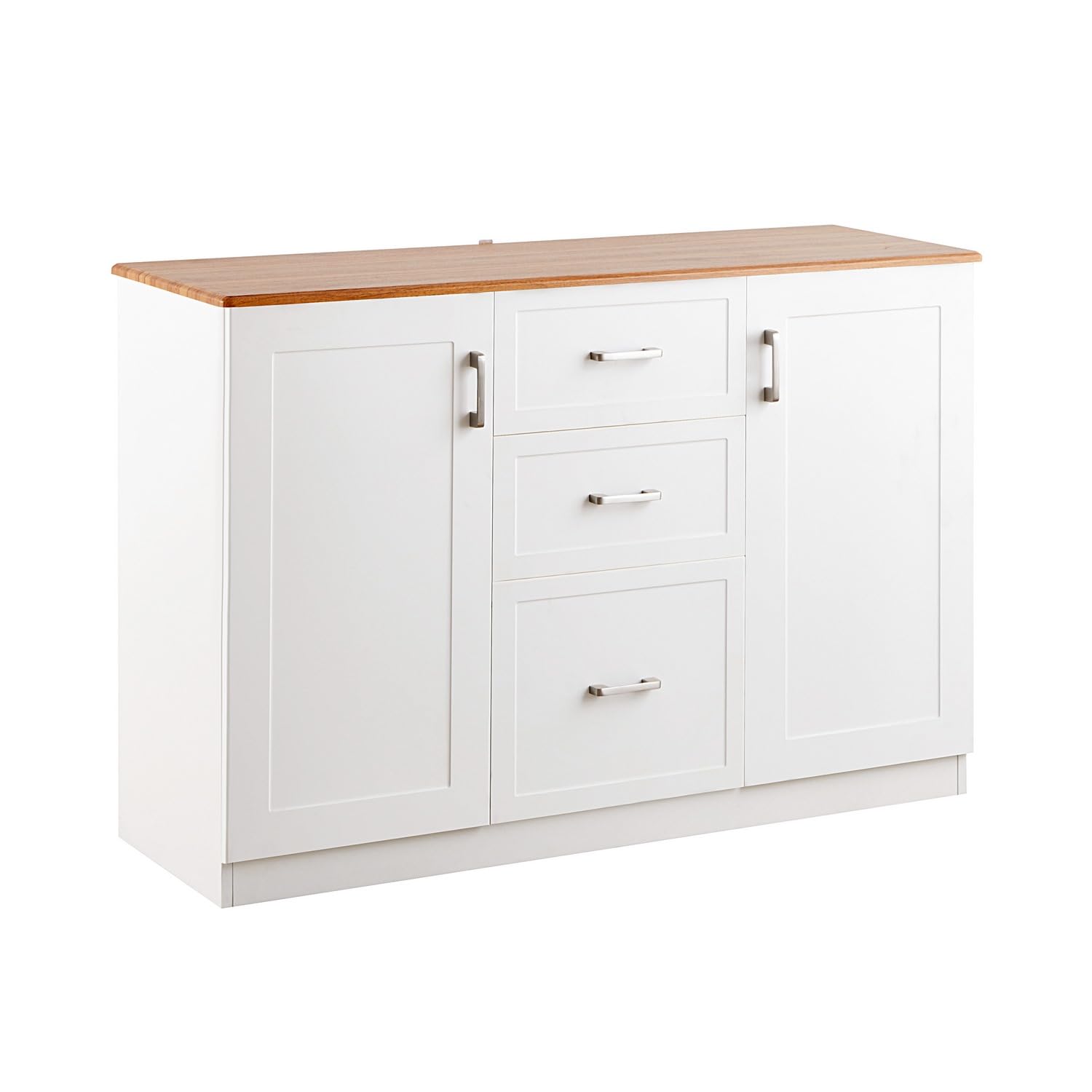 Cassettiera Con 2 Ante 80x70x40 Cm - Credenza Per Soggiorno O Ufficio | Design Quercia Bianco, Antibatterica - Foto 14