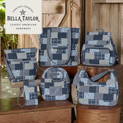 Image of Bella Taylor Simple Crossbody, Quilted Handbag for Women