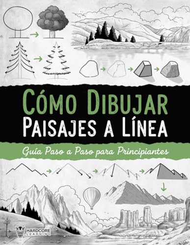 Cómo Dibujar Paisajes a Línea: Guía paso a paso para principiantes, dibuja la naturaleza de forma sencilla