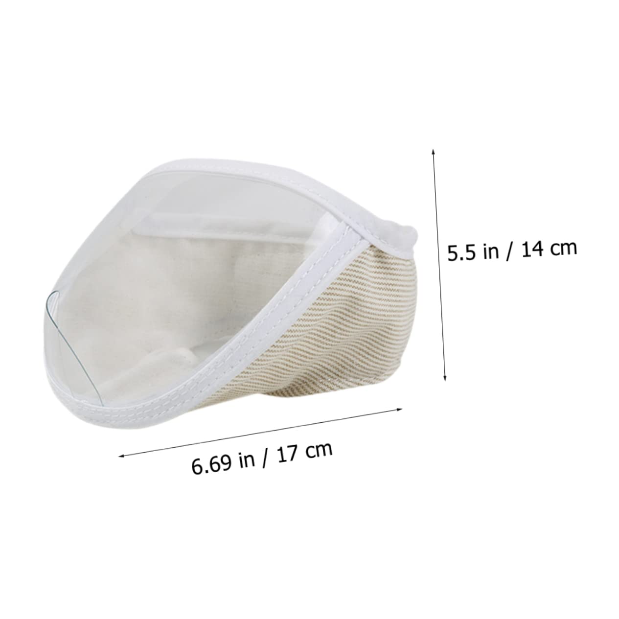 Toddmomy 6 Piezas Casco Protector para Gatos bozal de Malla de Gato Cubierta de Gato bozal portátil para Gatos bozal portátil para Gatitos cosmético Accesorios Venda Boca de Gato Novio