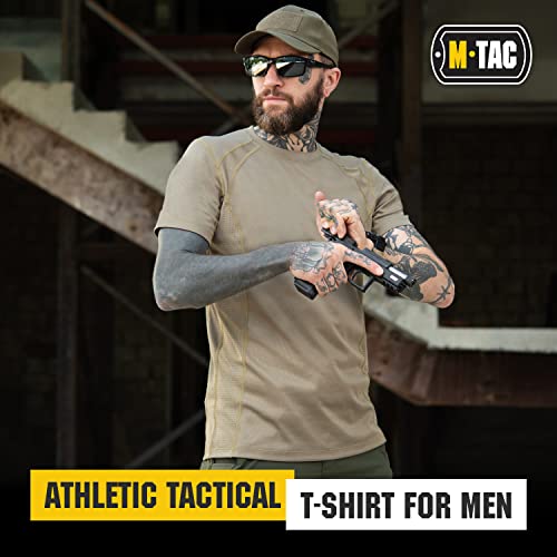 M-Tac Athletic T-Shirt Gen.2 - Breathable Polyester Military T-Shirt with Short Sleeve and Crew Neck for Men2