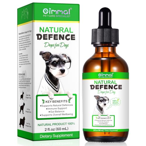60ml Natürliche Antibiotika für Hunde, Hunde Antibiotika bei Infektionen, Lindert Hustenallergien & Harnwegsinfekte, Ohne Künstliche Zusätze