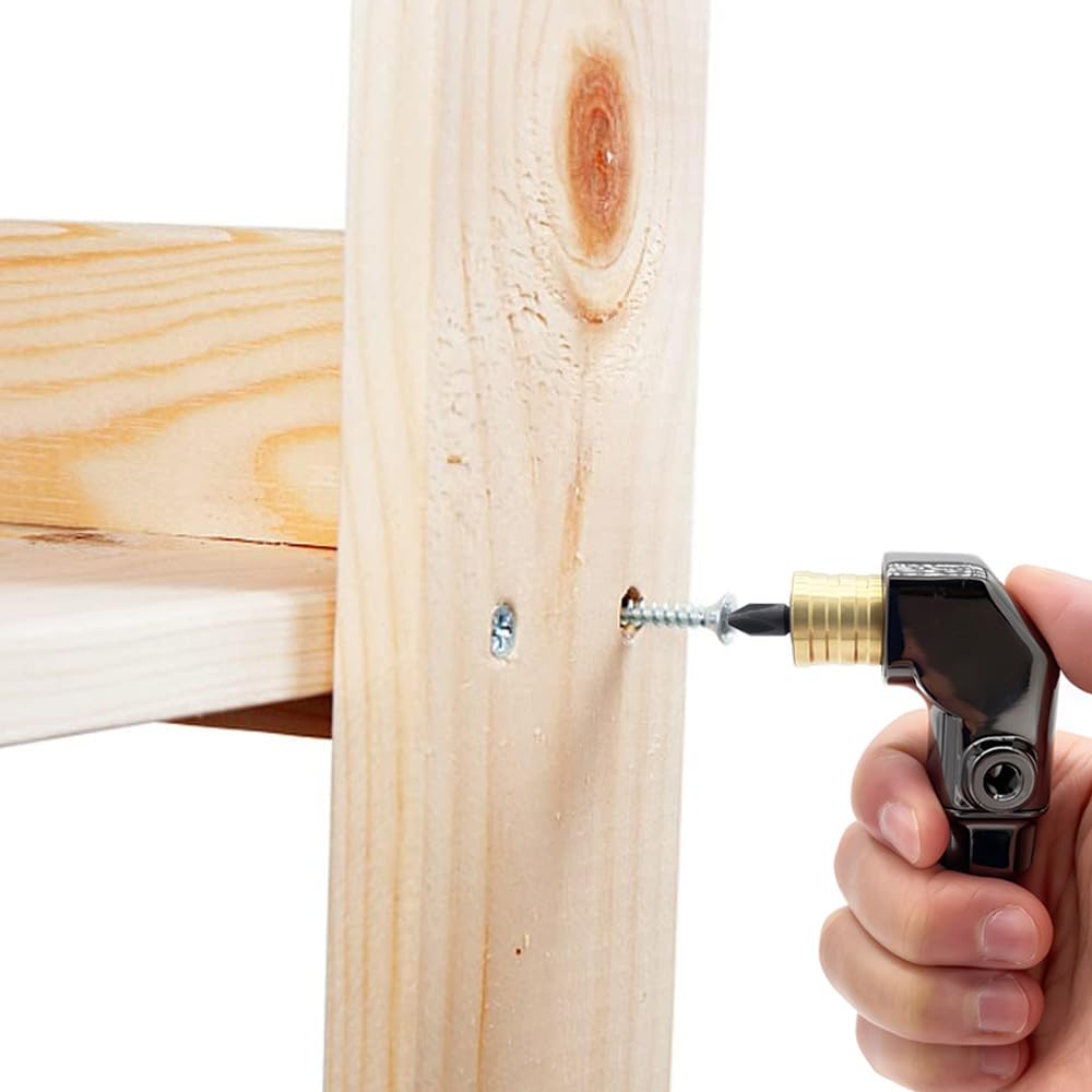 Right Angle Drill Attachment, Metal Body 90 Degree Drill Adapter — Amazon image 7