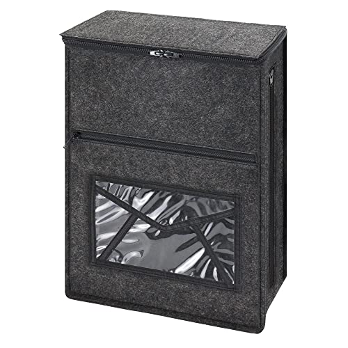 Mail Slot Catcher, Indoor Mail Slot Basket for Garage, Grey by Annmore - Used condition - US$25.42