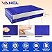 VANCL 2x6 Feet Wall Padding 4'' Gym Wall Padding 6 FT High Gymnasium Wall Padding 72'' Gym Pads for Wall Padding for Kids Gym Wall Mat 2''x6'' Gym Padding for Wall Pad Blue [4 Pack]
