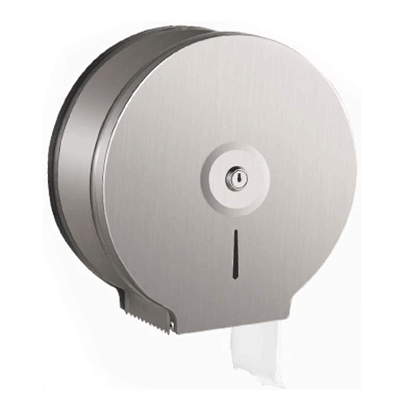 Baño Dispensador de toallas de papel montado en la pared con cerradura Dispensador de toallas de mano de acero inoxidable cepillado Portarrollos Cocina Baño Dispensador de papel higiénico Comercial