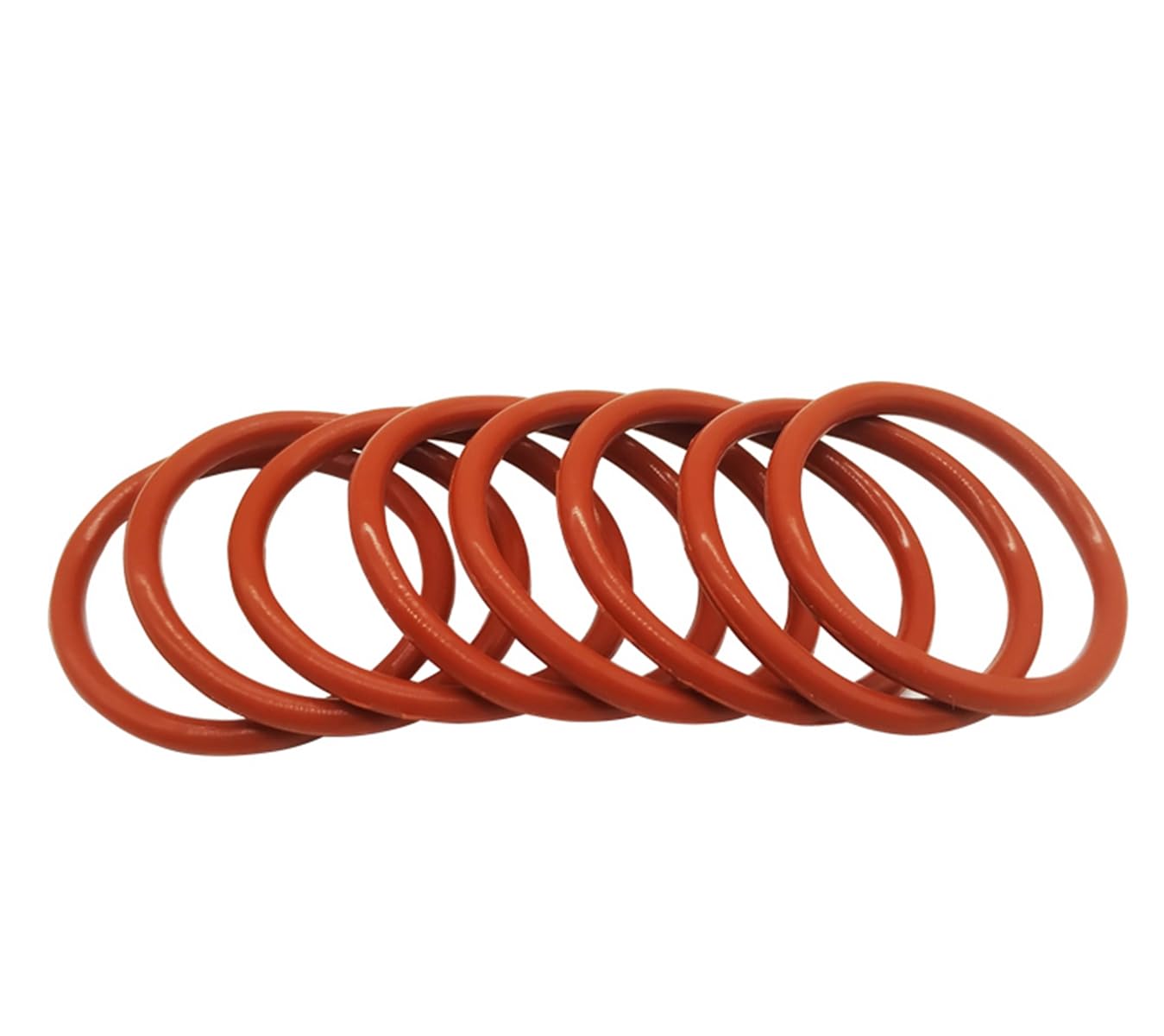 Equipo del Anillo o, Anillo de Sellado Redondo Rojo, Juntas tóricas Caucho Rojo Métricas Múltiples tamaños Diámetro Alambre 3,53 mm Paquete 10(148.82mm x 155.88mm x 3.53mm)