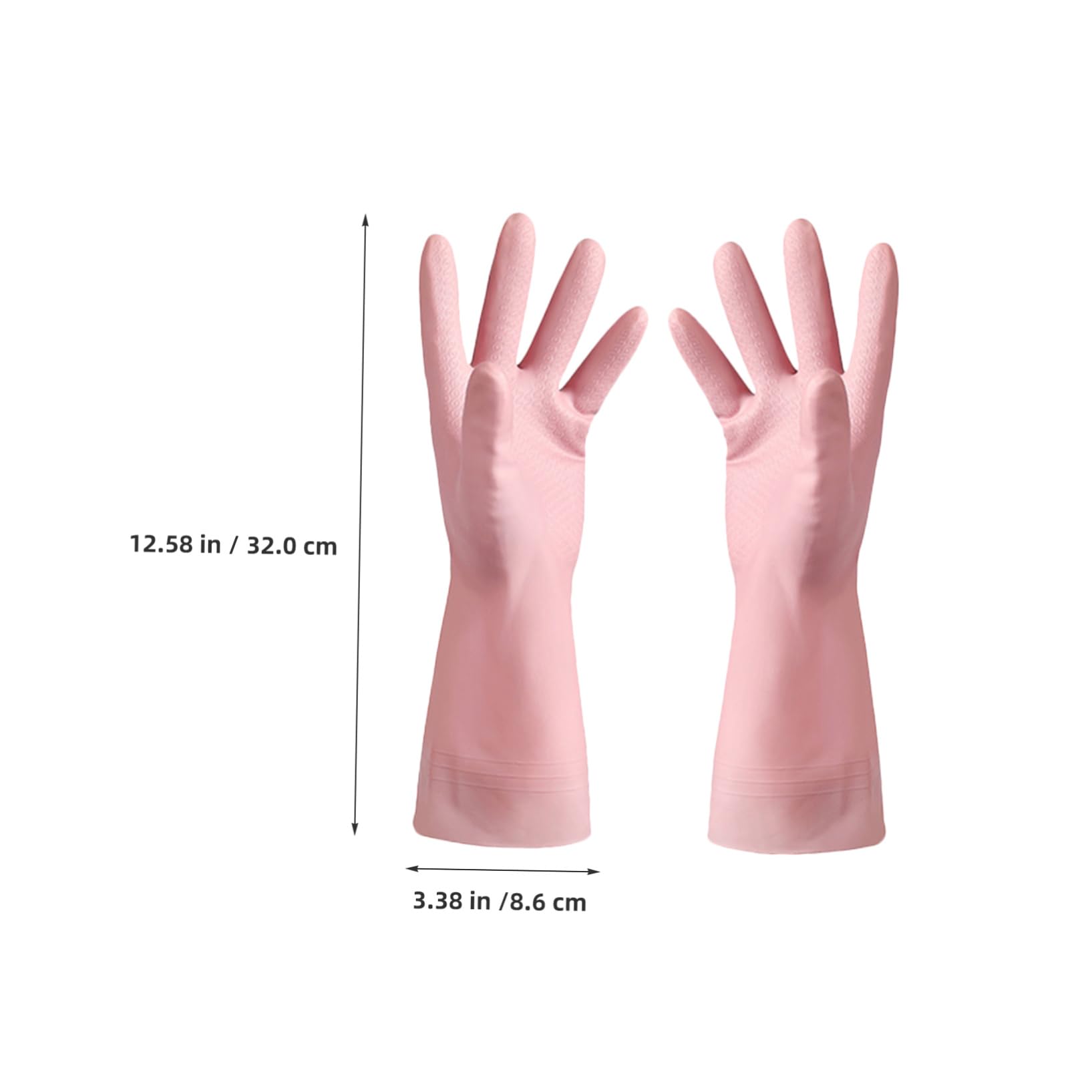 Hemobllo Guanti per Lavare i Piatti in PVC Impermeabili Riutilizzabili 6 Paia Guanti da Cucina Flessibili per Protezione Mani Pulizia Superfici