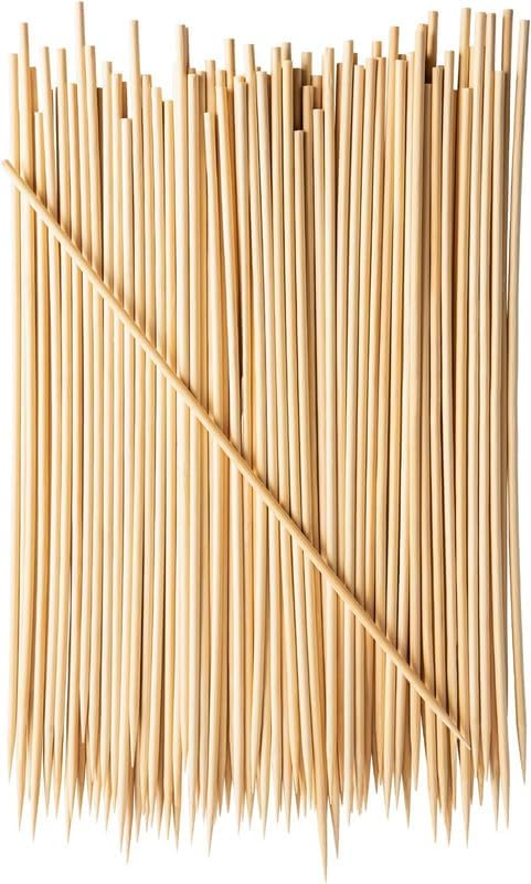 HushLush India (4mm) Pack of 1 Sticks Bamboo Skewers for Grill | Kabab/Burger/Barbecue Sticks/Potato Stick| Eco-Friendly (4 * 300 MM 12 Inch) (B0D9P2SFDW) Amazon Price History, Amazon Price Tracker