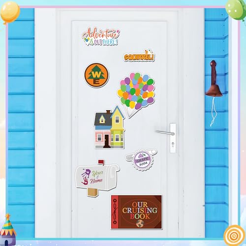 Set de 8 iman magnético para puerta estilo caricatura miniatura 6