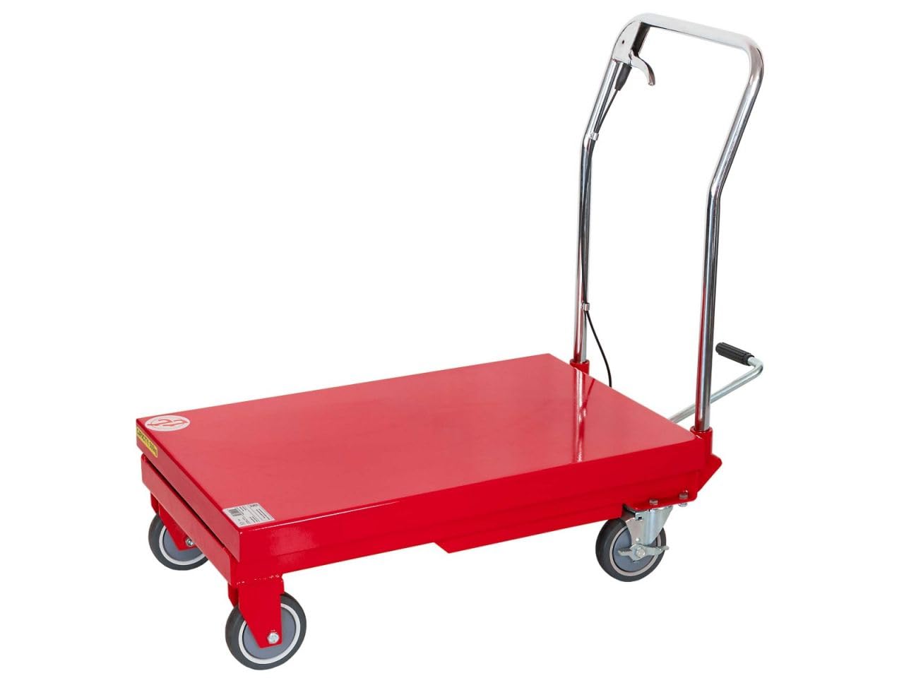 Varan Motors XRD18150 Table élévatrice hydraulique 150 kg jusqu'à 70 cm de hauteur avec plateforme 71 x 45 cm