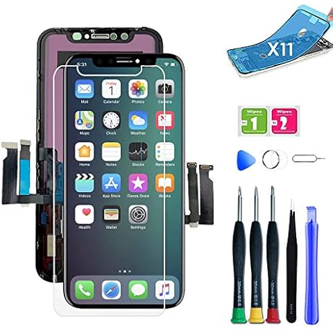 EXW for iPhone 11 Screen Replacement 6.1”,3D Touch Screen LCD Display Digitizer for A2111, A2223, A2221 Cell Phone Repair Kits for iphone 11 Cover