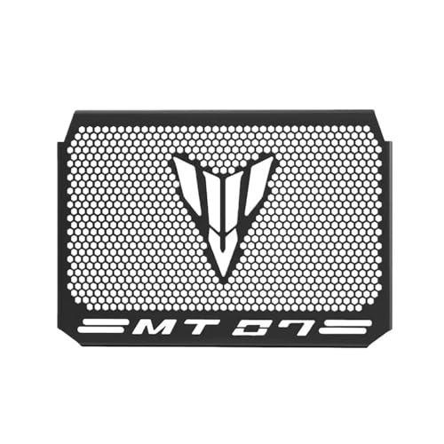 Couvercle calandre moto MT07 protection radiateur en aluminium robuste