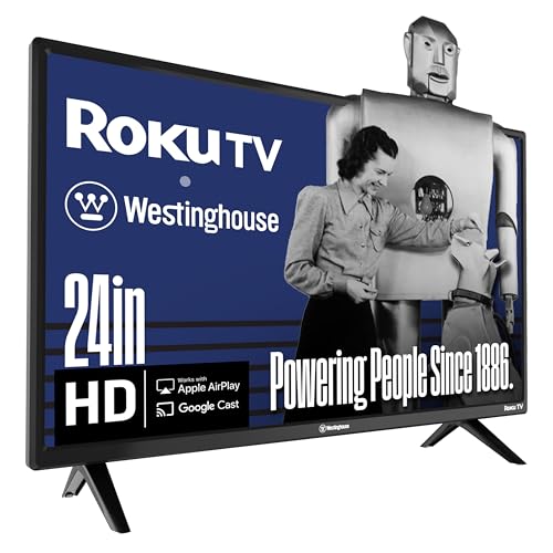 Westinghouse Roku TV - 24 Inch Smart TV, HD Television with Wi-Fi...