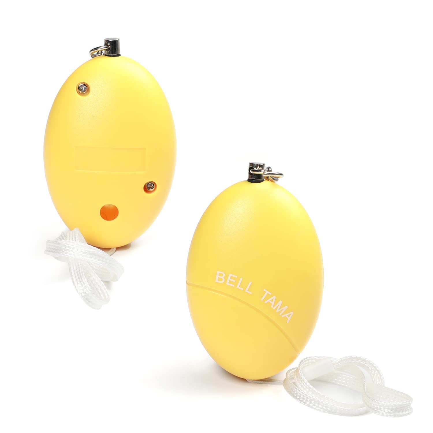 Othmro 2 Pack 120DB Personal Alarm, Yellow, Keychain, Emergency Safety Alarm for Women, Men, Children, Elderly