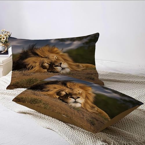 Parure de lit imprimée faune lavable avec housse de couette douce 3D - 7