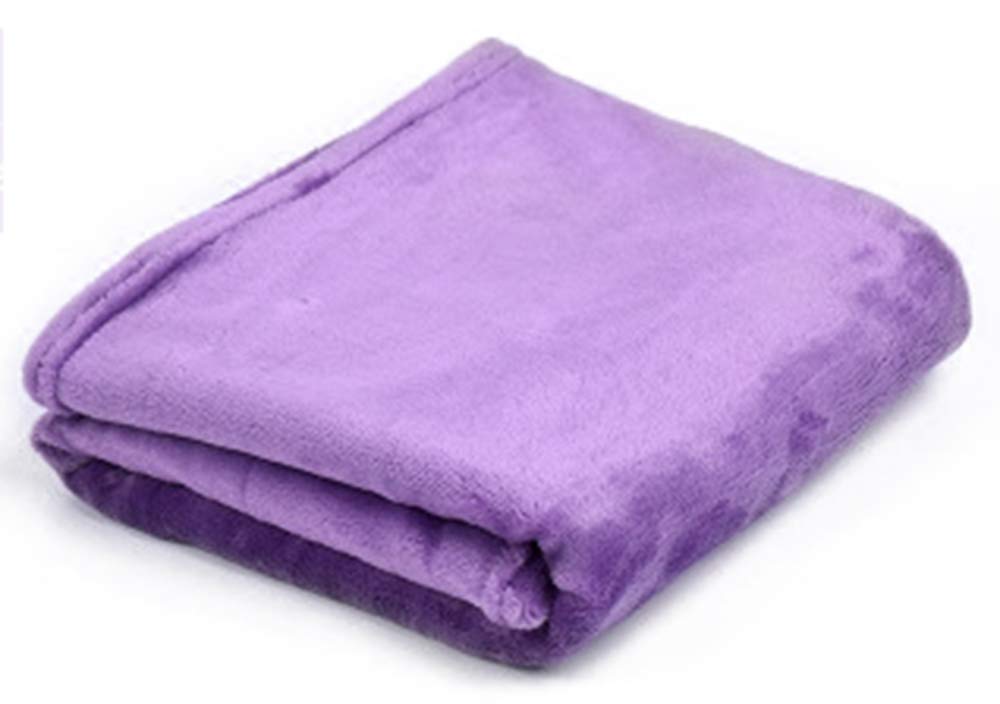 BangDon 1Pack Super Soft Coral pet blanket, autumn and winter warm blanket, pet out blanket, dog portable air conditioning blanket, four seasons blanket. (100 * 70cm,Purple)