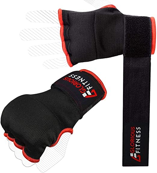Glorious Pro Boxing Hand Wraps quick wrist boxing wraps Pro Grip Inner wraps handwraps with Long Boxing Wrist Straps Boxing Wraps Men & Women