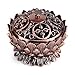 Produktbild Räuchergefäß Vintage Lotus Form Alloy Räuchergefäß Weihrauch Kegel Halter Ornamente Handwerk Home Room Decor