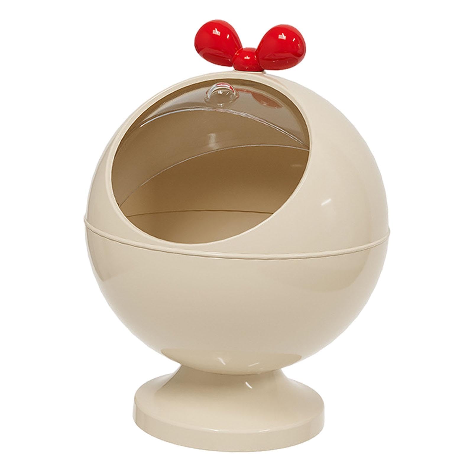 YWJLQH Multipurpose Candy Jar,Kitchen Food Storage Container,Spherical Candies Bowl