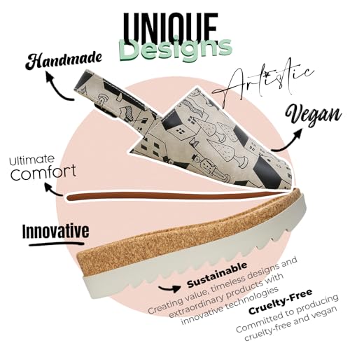 Image of DOGO Platform Sandals Women - Vegan and Handmade Wedge Sandals for Women