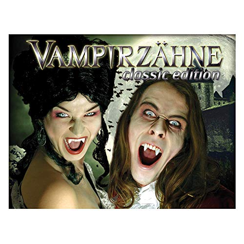 Vampirzähne Deluxe-Set von Maskworld mit Dentalmasse