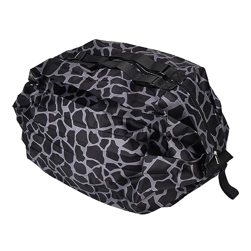 Shoulder Bag Organ Storage Bag Waterproof Travel Folding Portable Tote Stylish Shopping Bag Japan Polyester Oxford Reusable Grocery Bags (Beige)