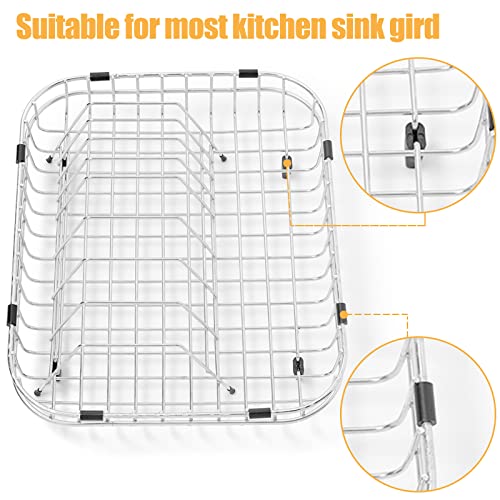 60 Piezas Patas Protectores para Rejilla de Fregadero de Cocina miniatura 5