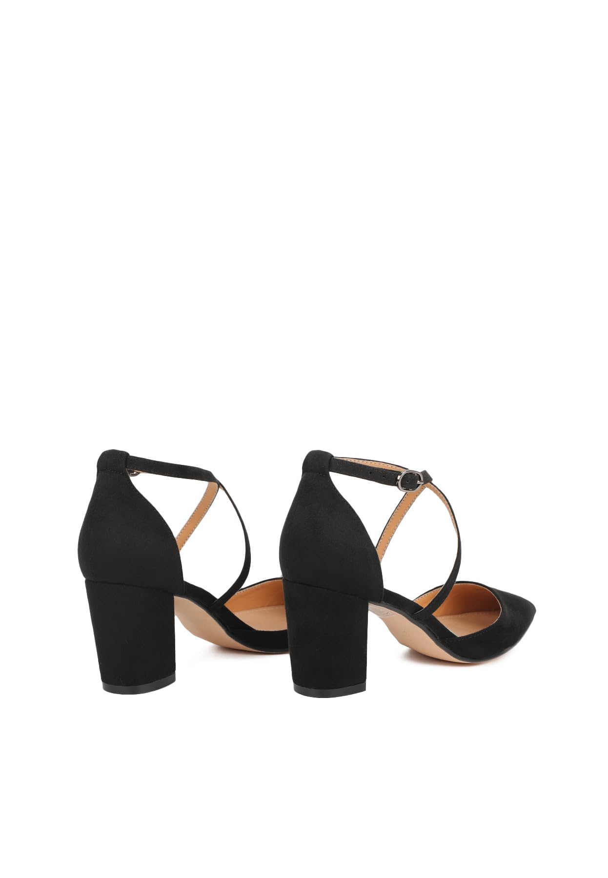 QUEEN HELENA Décolleté con Fascia Incrociata Scarpe a Punta con Tacco Elegante Donna ZM9631