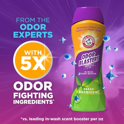 ARM & HAMMER Odor Blasters In-Wash Scent Booster, Fresh Botanical, 24 Oz - image 2