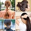 NEBURORA Lot de 28 élastiques à cheveux style bohème tressés pour femmes et filles, 6 styles, multicolores #4