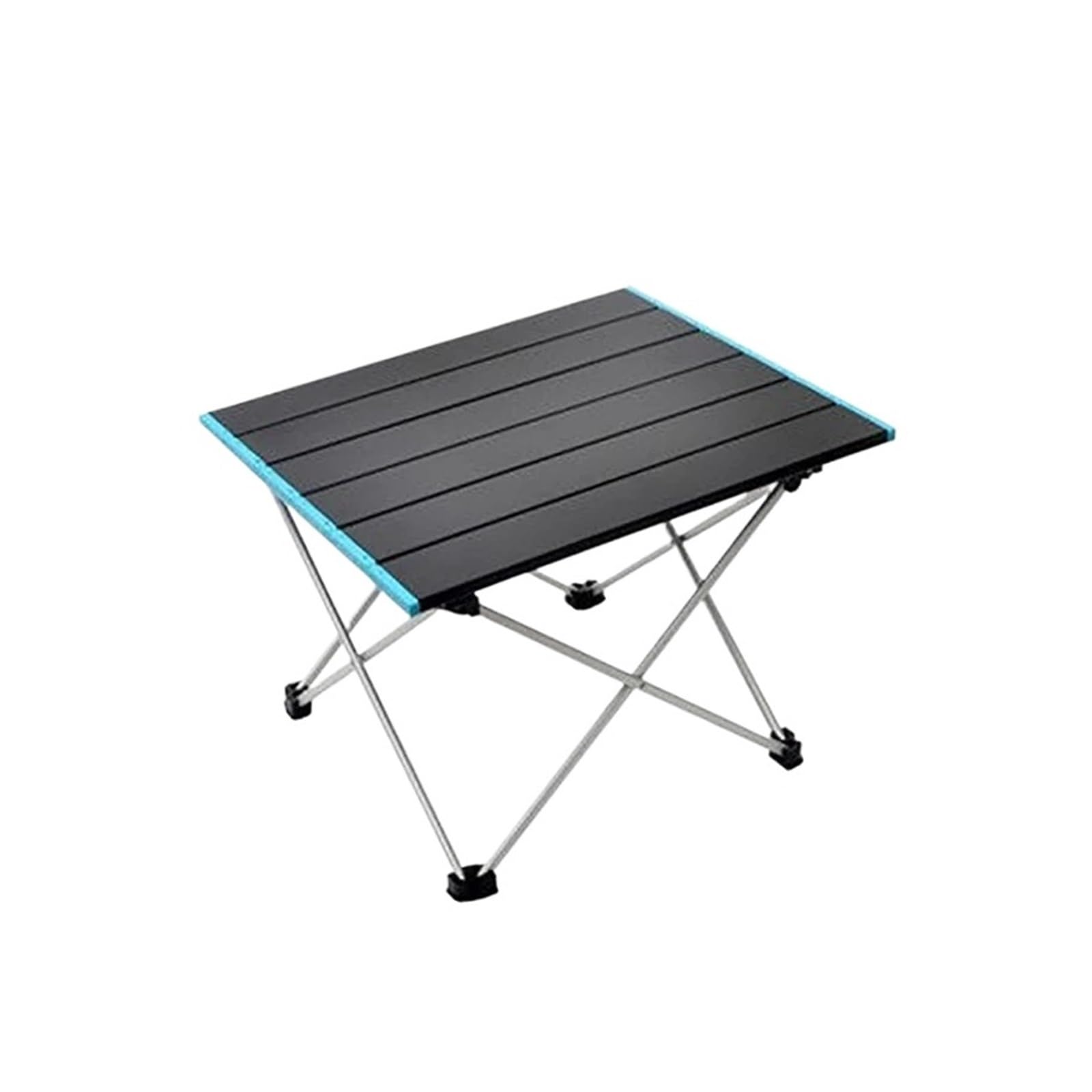 Table pliante de camping 68x46,5x41,5 cm en métal résistant pour extérieur