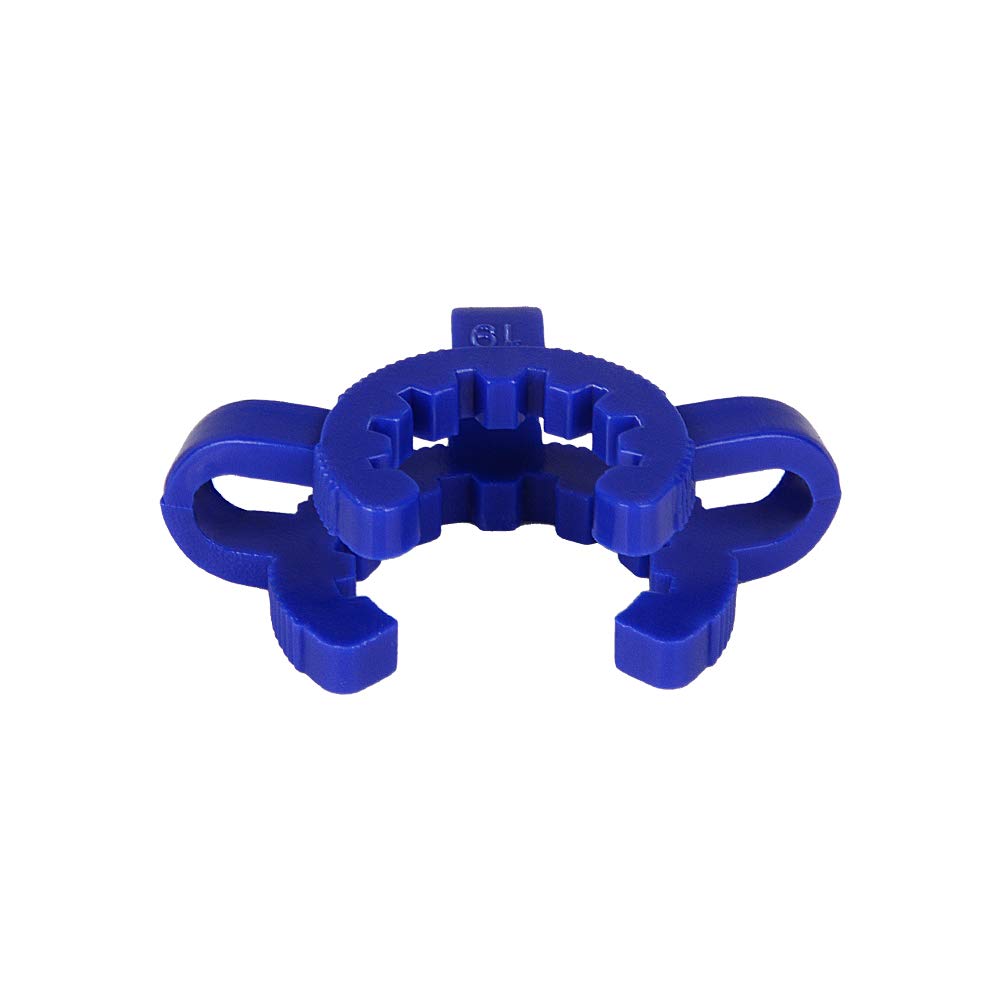 Labasics Pinces à Joint en Plastique, 10 Pièces 19mm Pince de Laboratoire #19 Plastic Joint Clips pour Joint en 19/22, Interface Conique Standard Pince pour Joint en Verre Rodé Accessoire Laboratoire