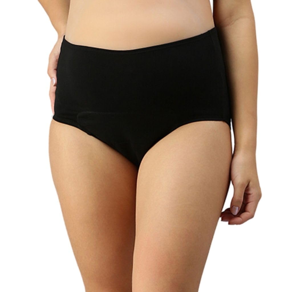 | Maternity Panties After Delivery for Women | Postpartum Panties Leak Proof & Breathable | Use with Pad for Non Icky Feeling | Soft Comfy Cotton | Pack of 1-image-14